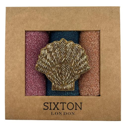 Rio Trio Roxy socks set with beaded pin