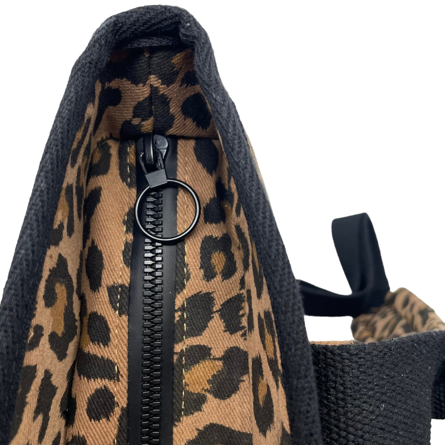 Leopard print backpack