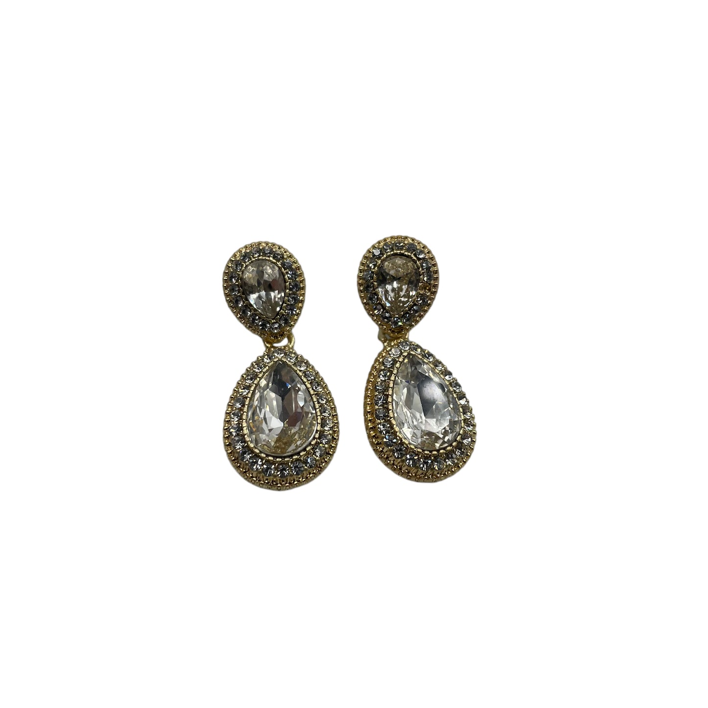 Champagne drop earrings