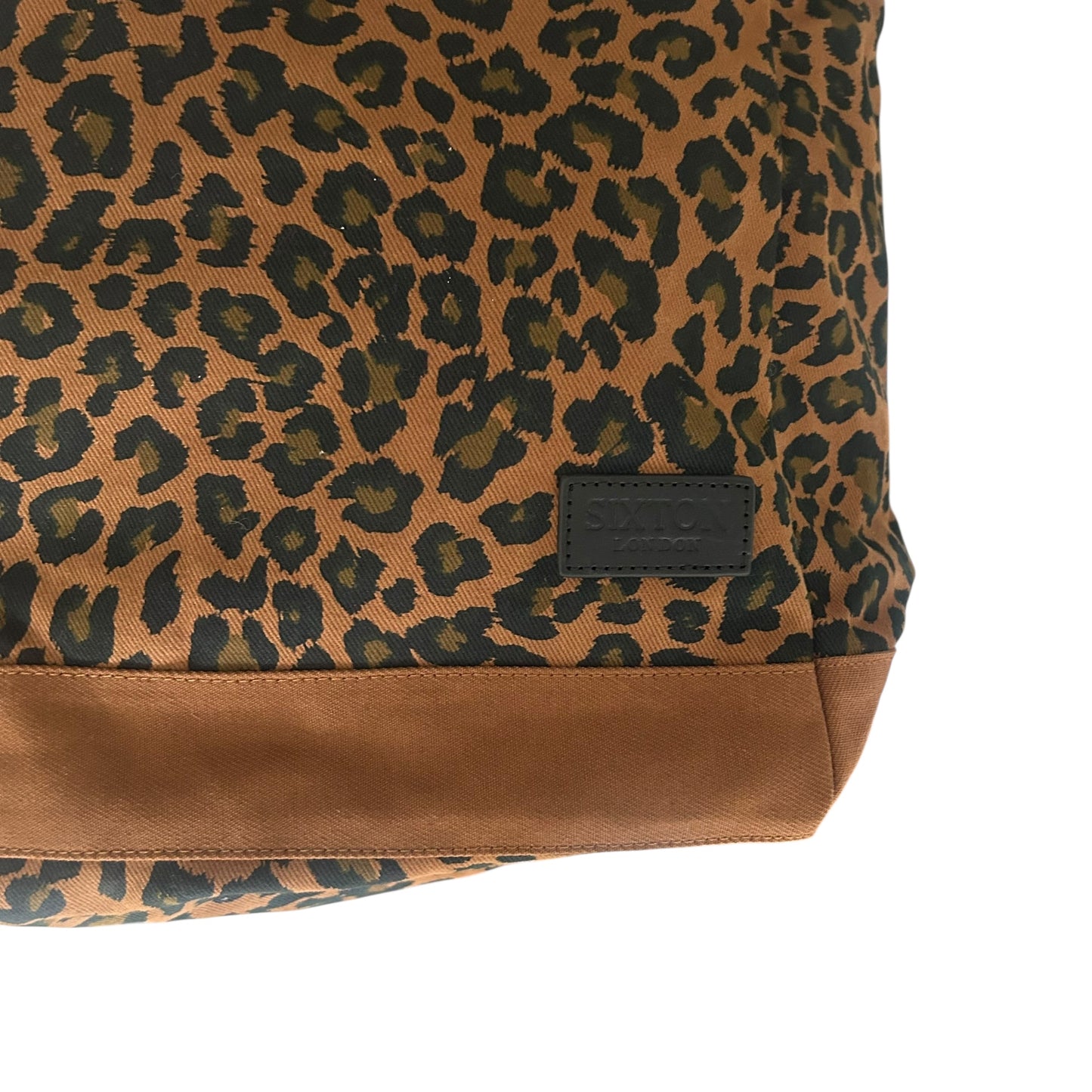 Clovelly Backpack - brown leopard print