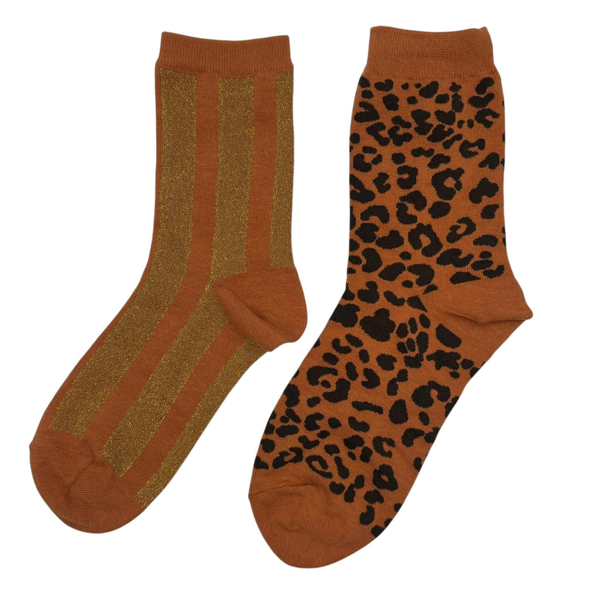Copper Berlin & Leopard sock box duo