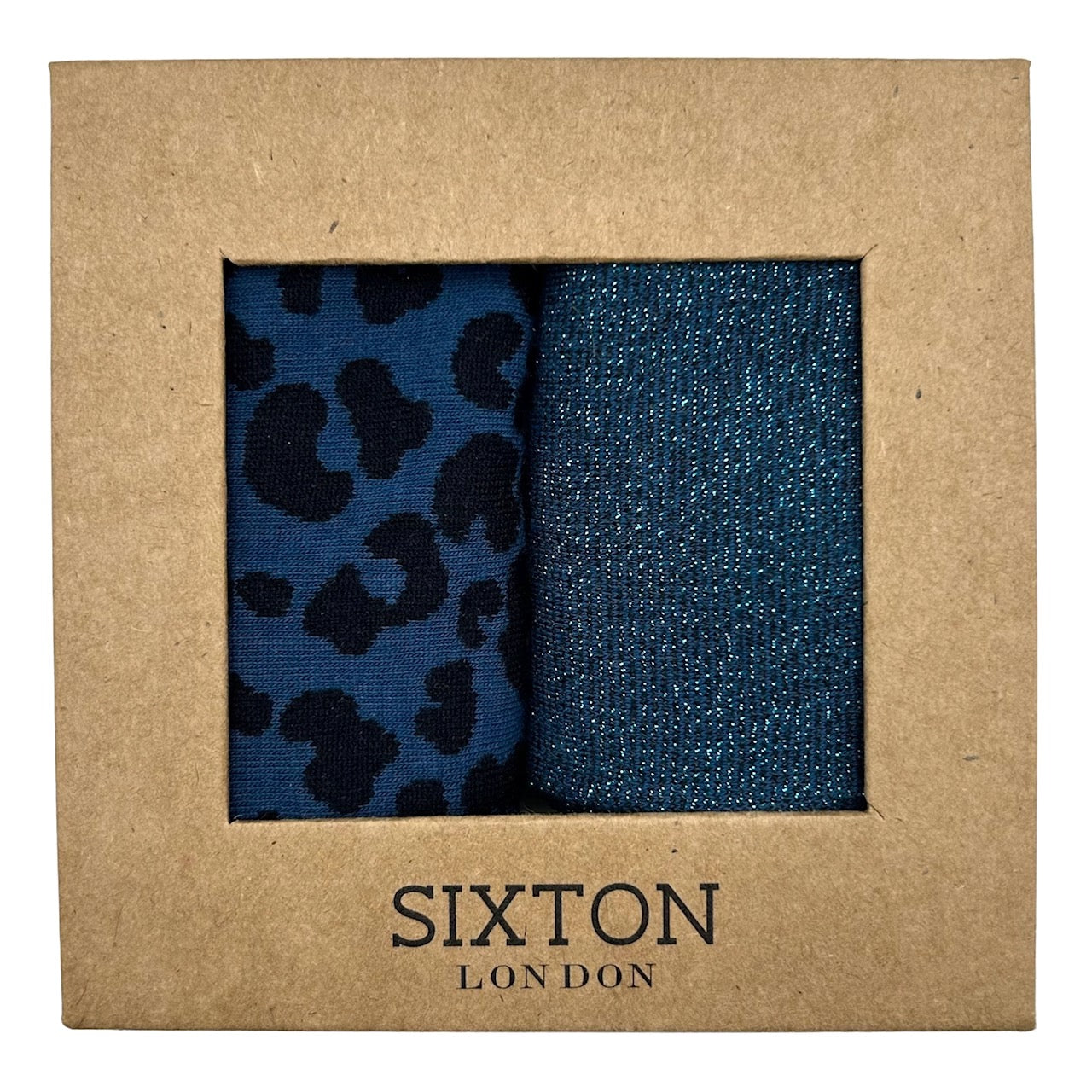 Denim mix duo sock box