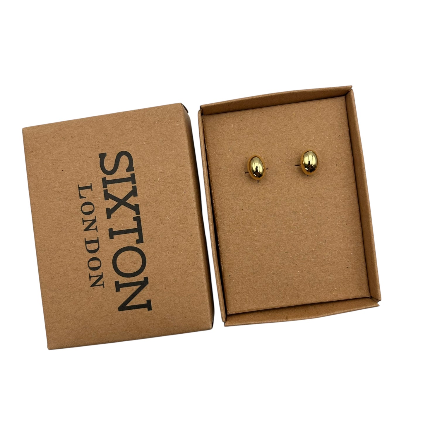 Gold Bean earrings