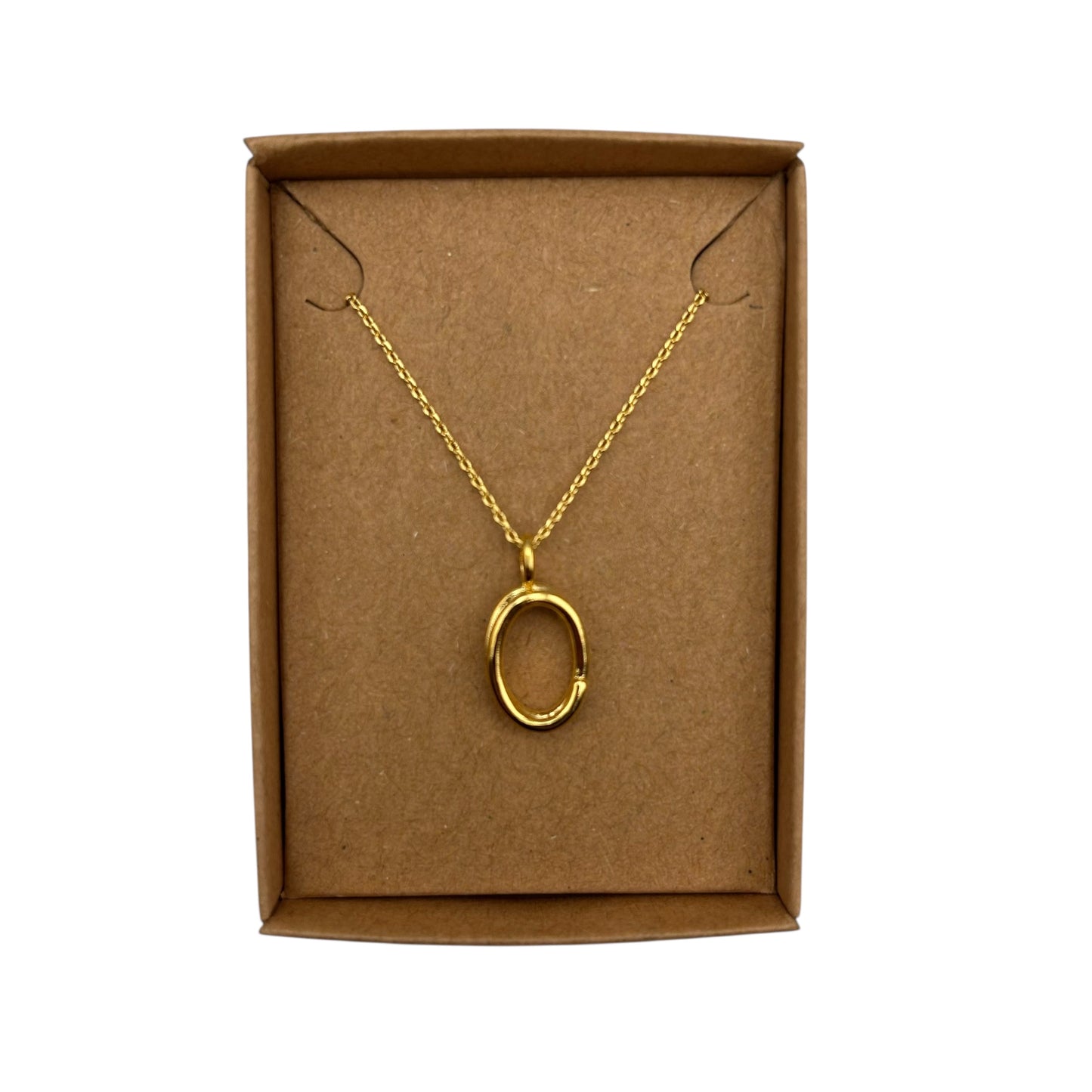Gold Oval necklace