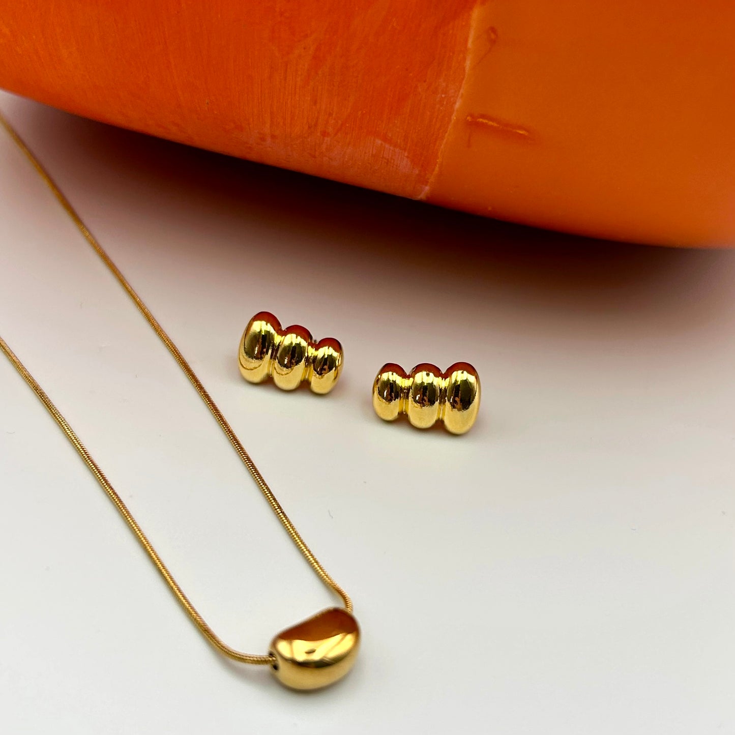 Gold Bean necklace