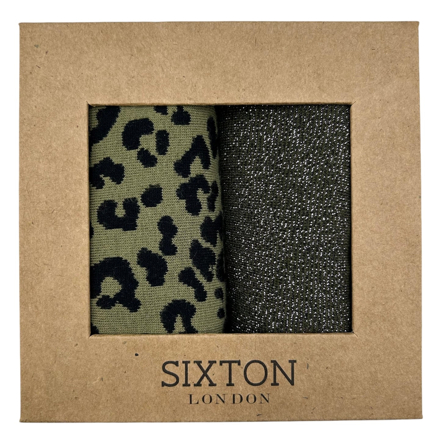 Ivy leopard & Tokyo sock box duo