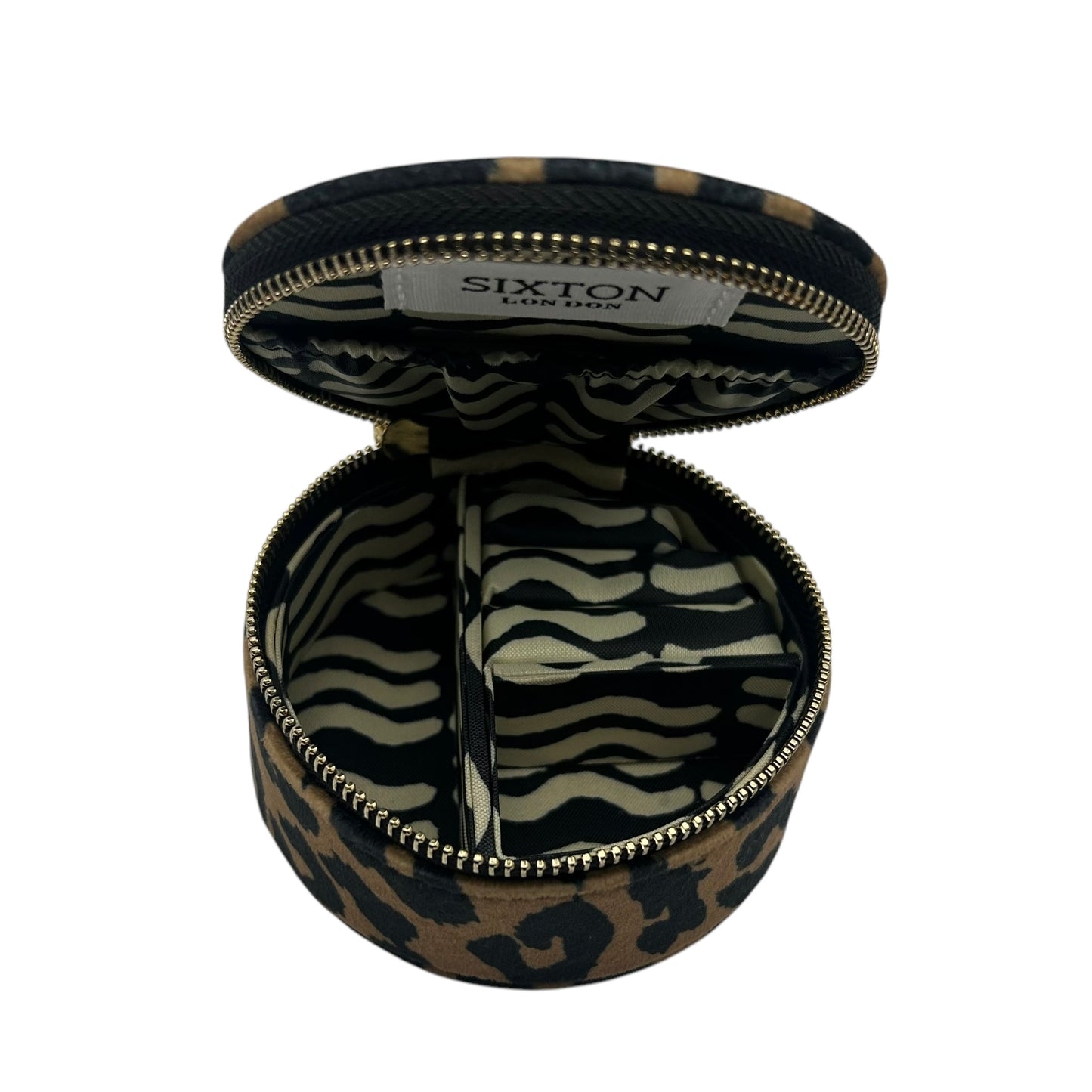 Jewellery Travel Pot in leopard print - Leopard pin