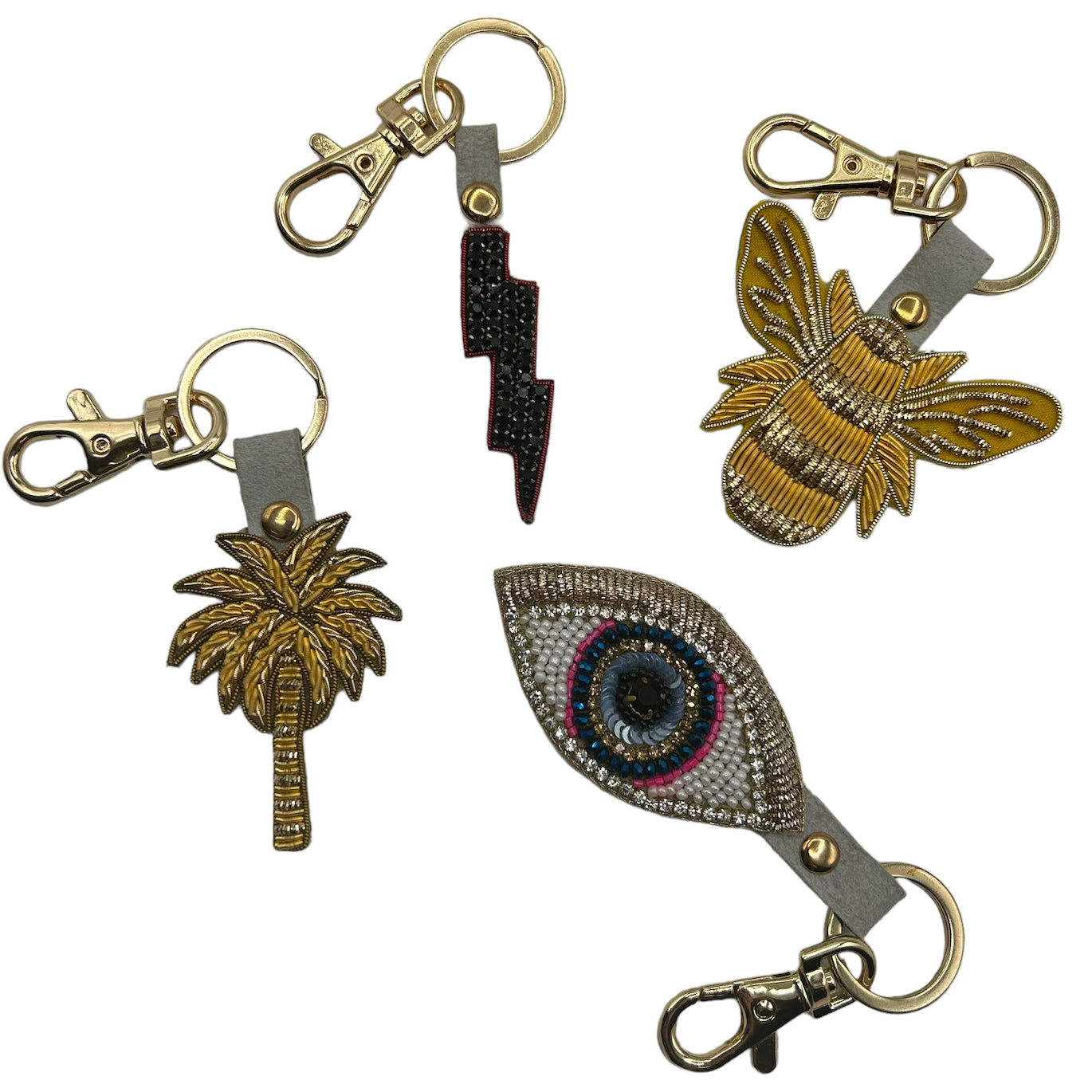 Golden eye keyring