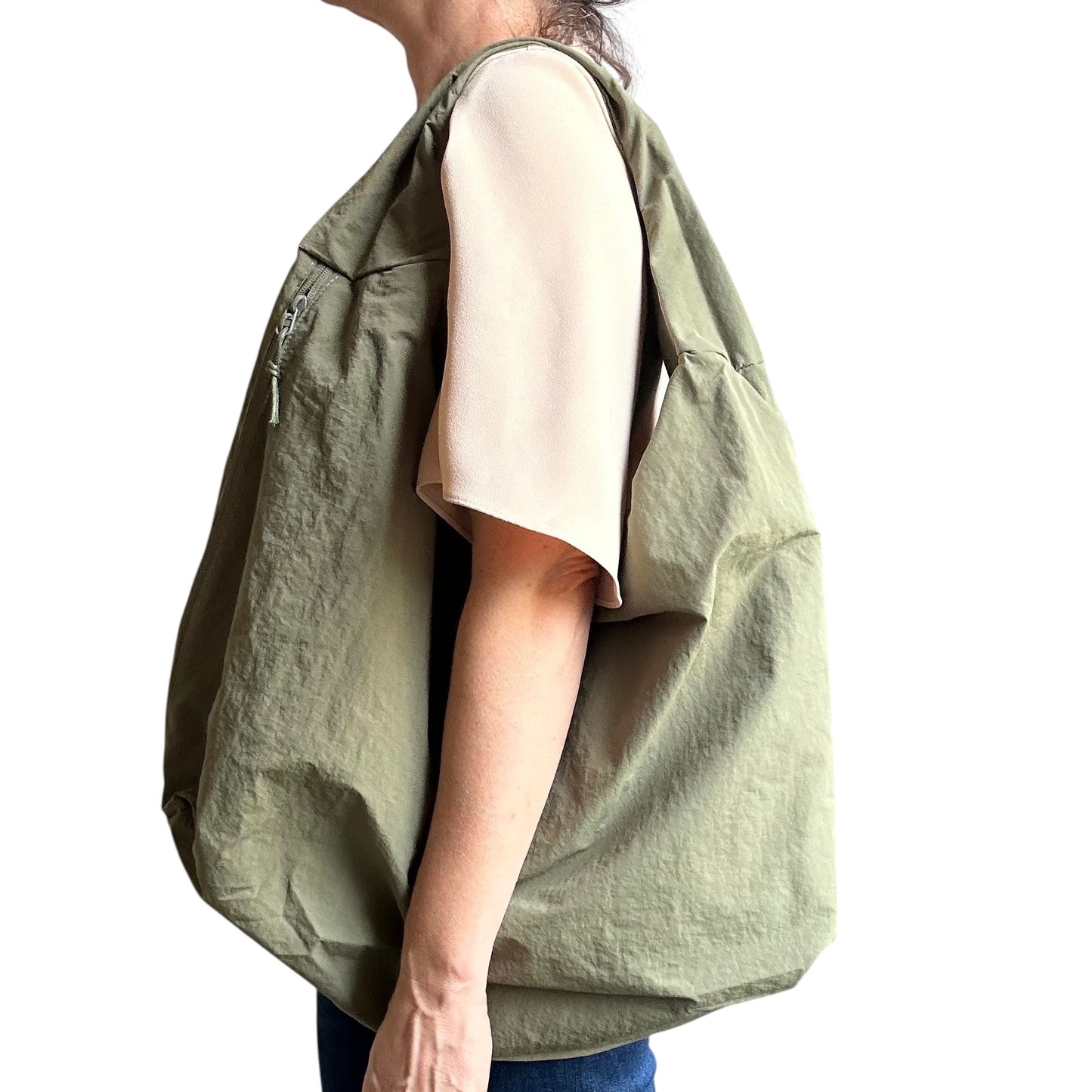 Salcombe zipped bag - khaki