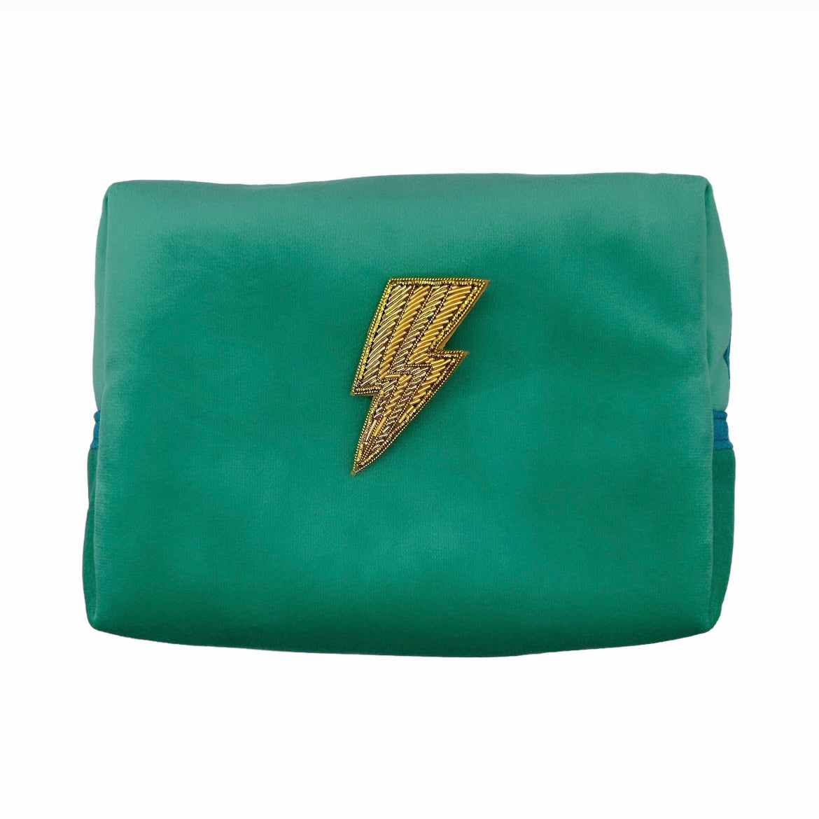 Marine makeup bag & lightning bolt pin