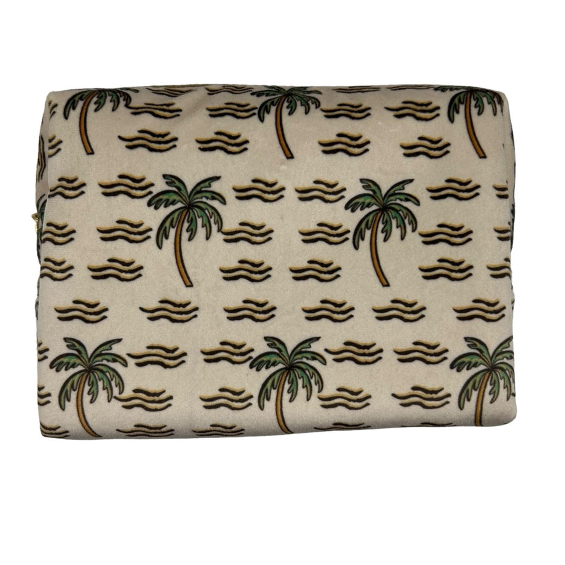 Sand Palm Tree makeup bag (two sizes)
