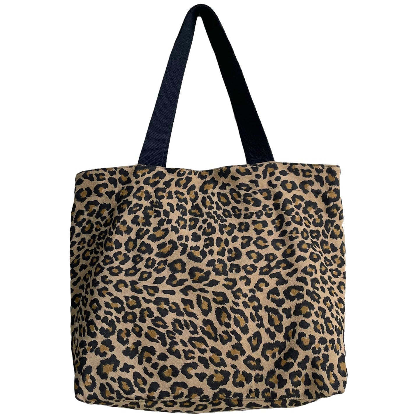Large Leopard Print Shopper Bag Fashionable Double Handle For Shopping  Leopard Pattern Canvas Tote Bag, Trendy Women's Large Capacity Shoulder  Shopper