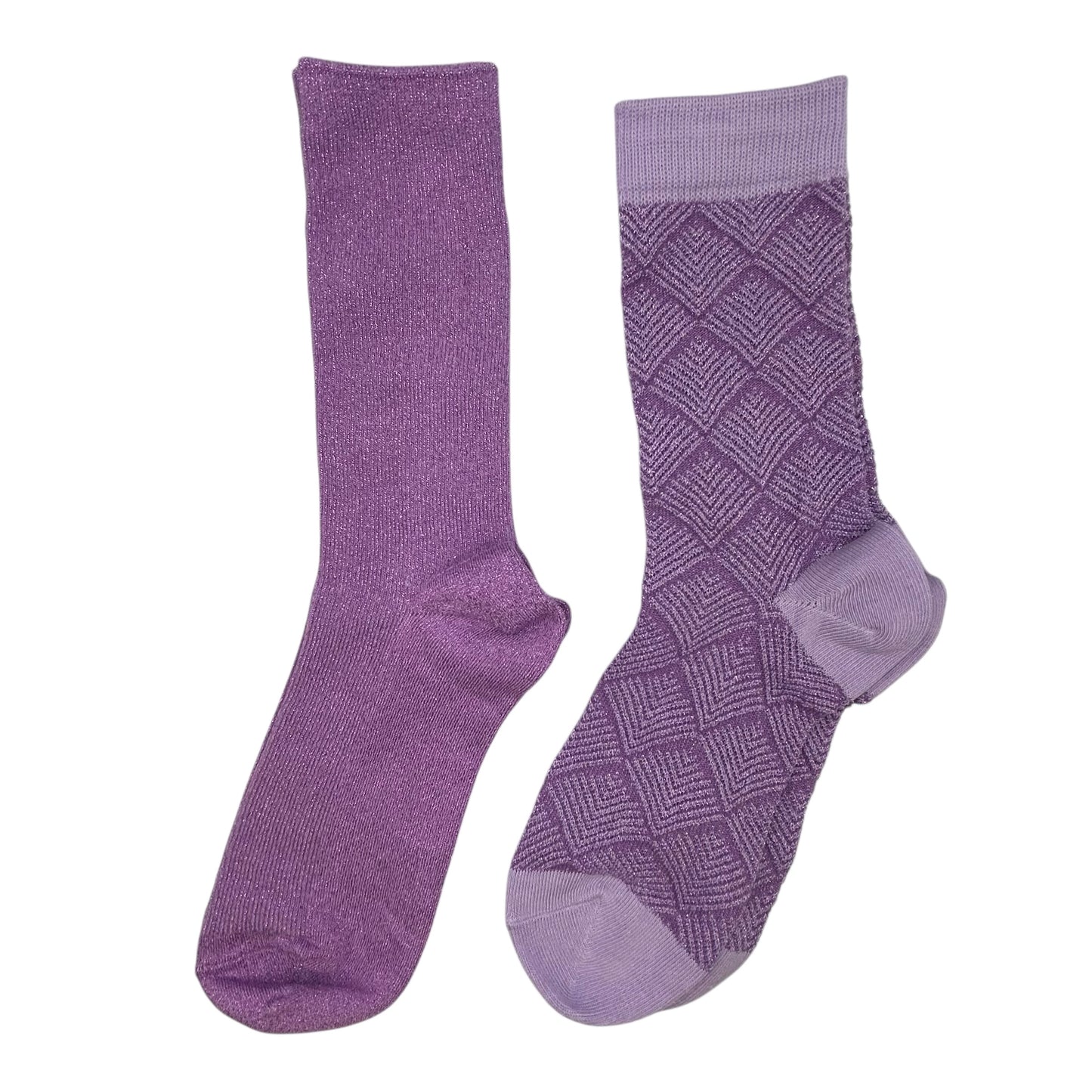 Purple Vegas & Paris sock box duo