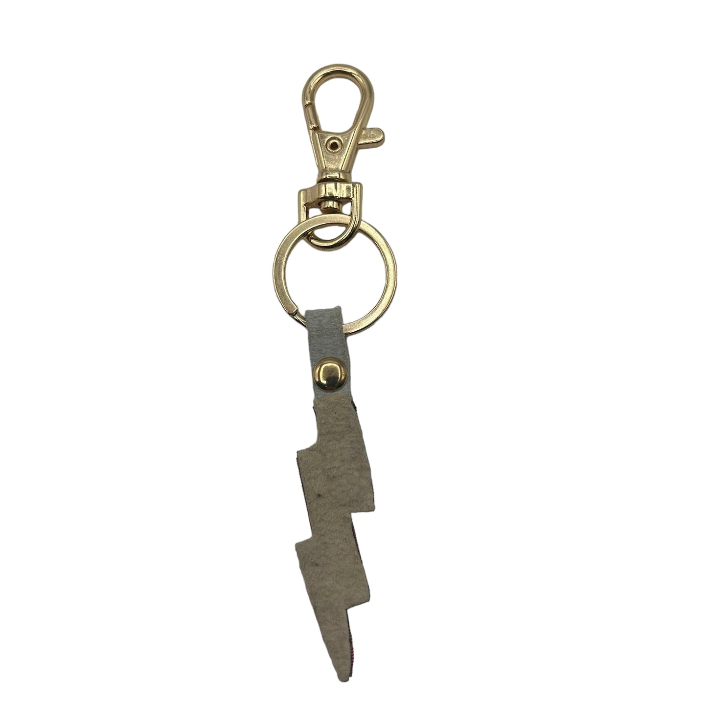 Lightning bolt keyring