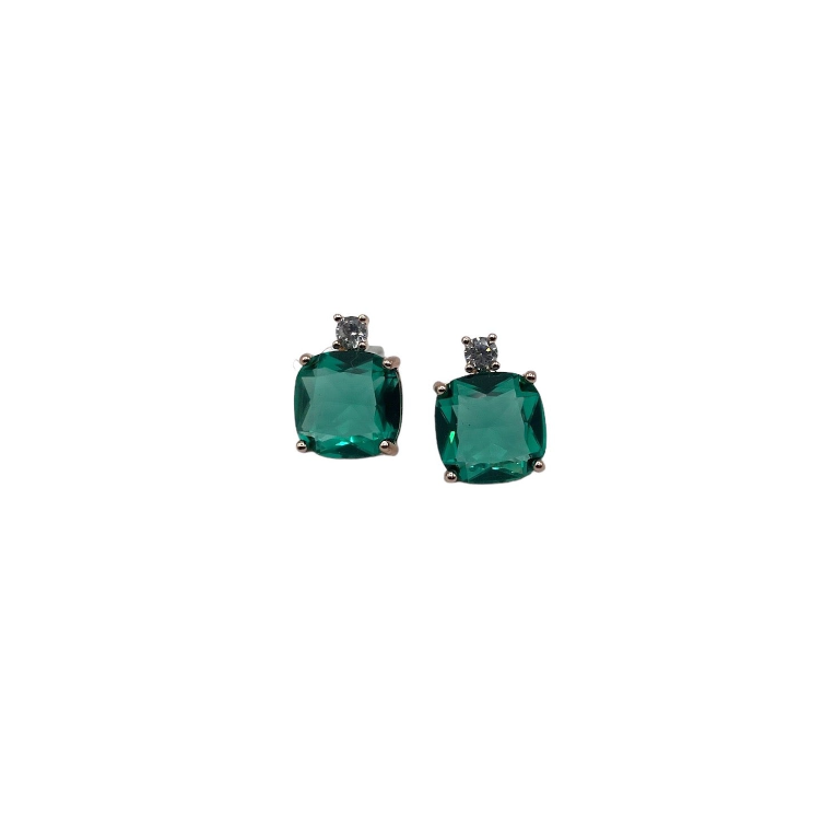 Aqua sparkle earrings