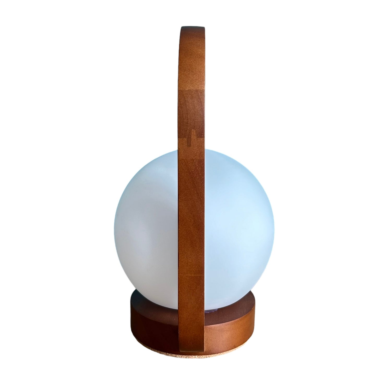 Rechargable touch lantern - teak style wood lamp