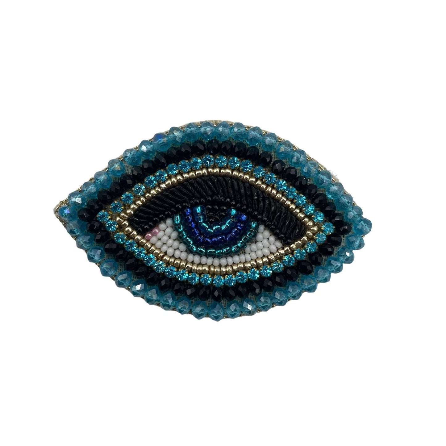 Turquoise eye pin