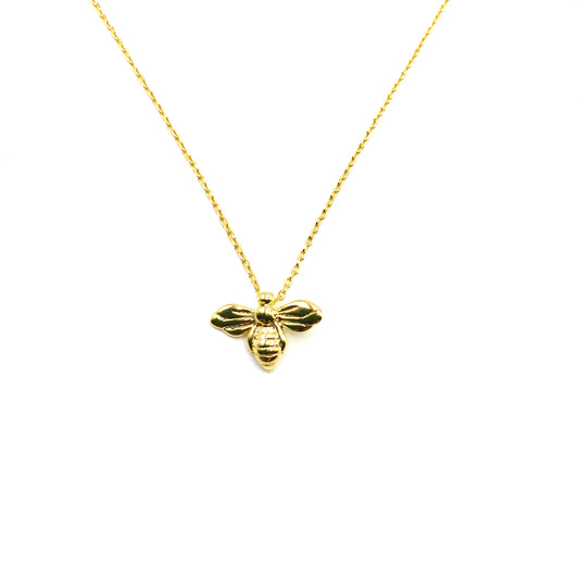 Tiny bee necklace