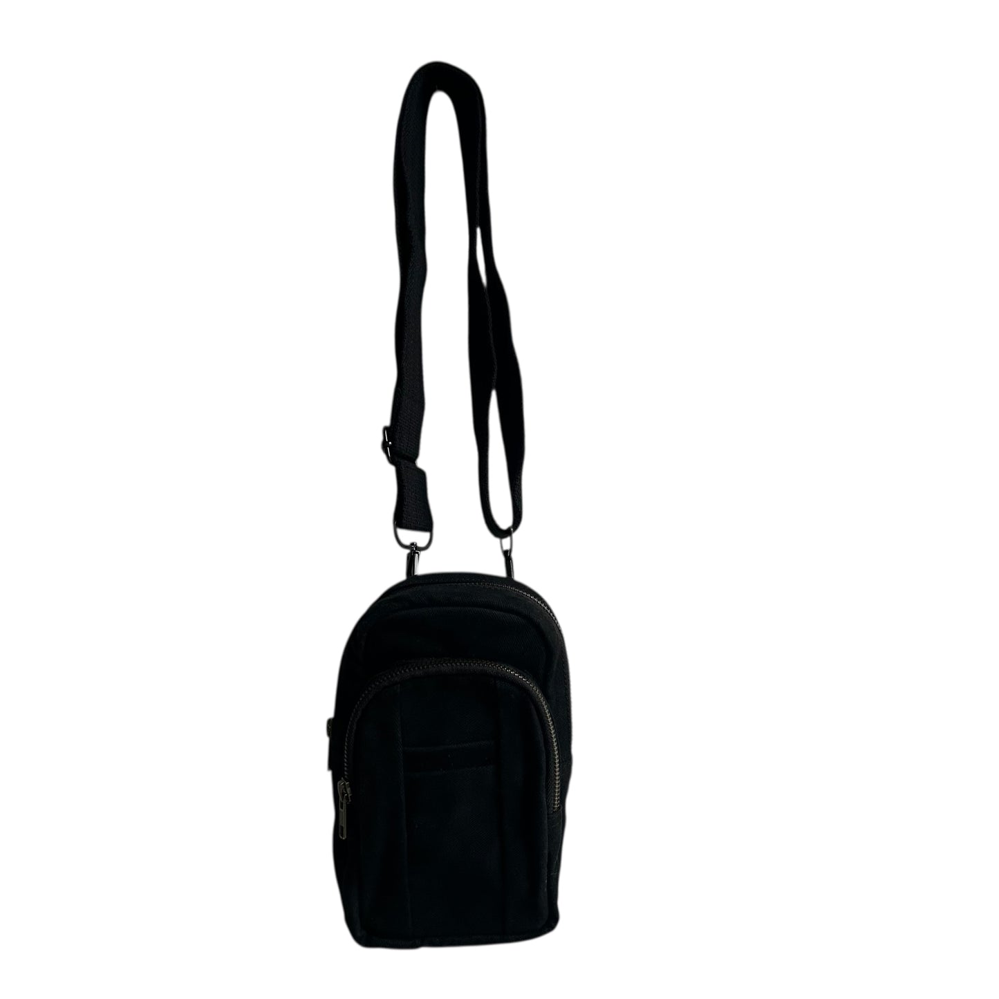 Barcelona bag - black cotton canvas