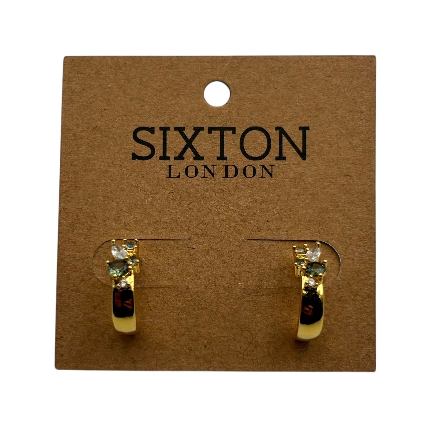 Bejewelled Green Sparkle Earrings