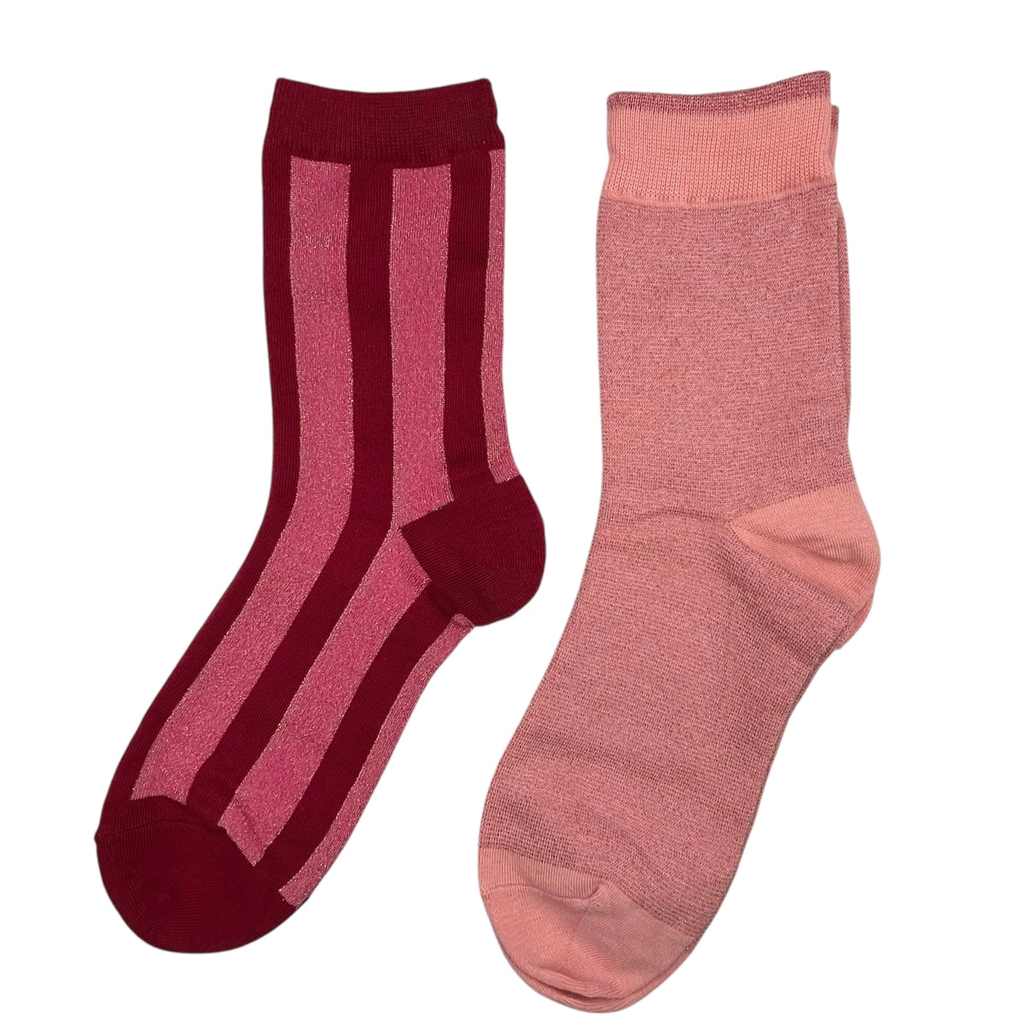 Red Berlin & Pale Pink Tokyo sock box duo