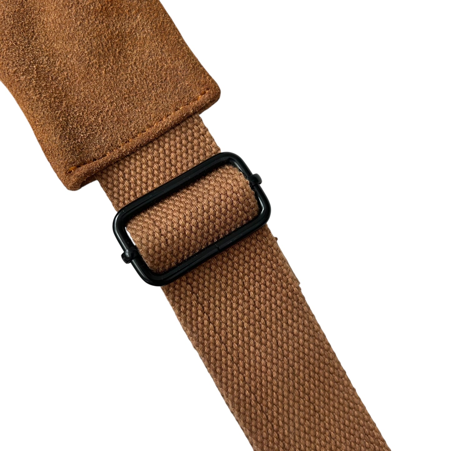 Brixton cross body sling bag -  tan suede - large
