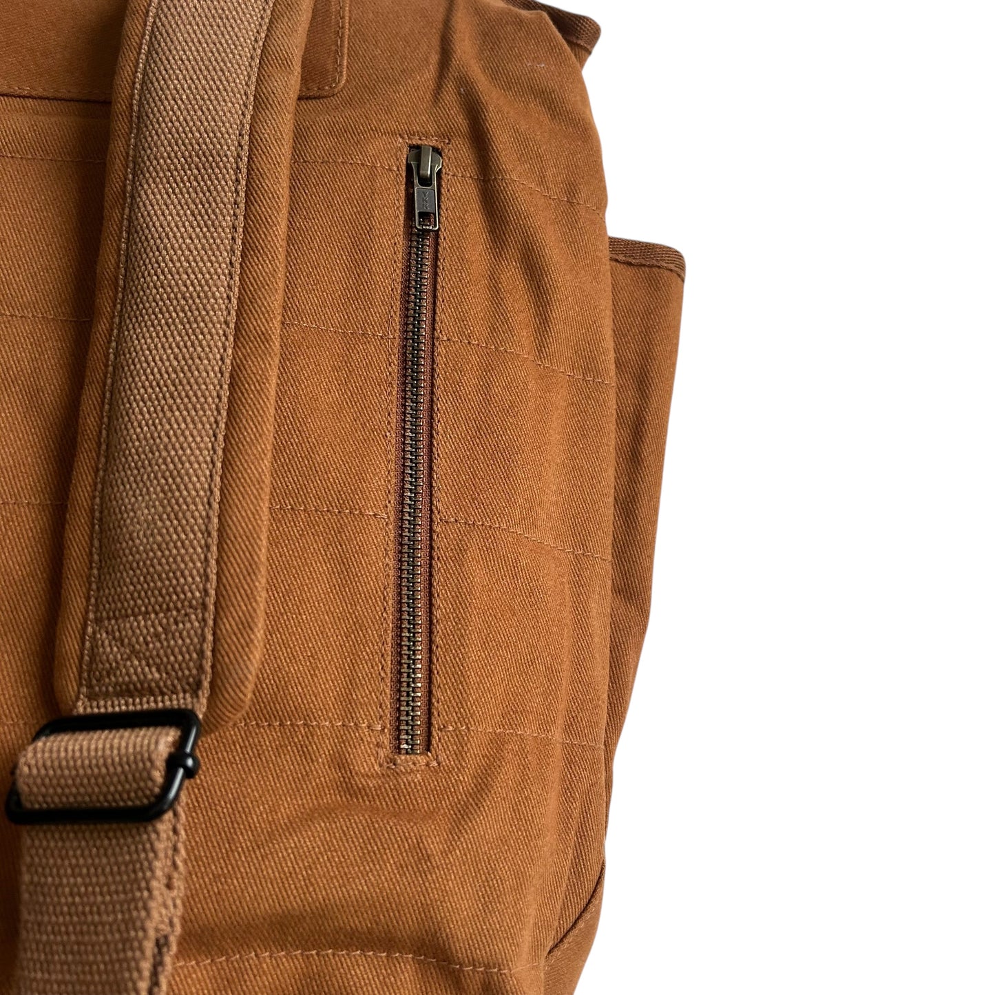 Backpack - Brown cotton canvas