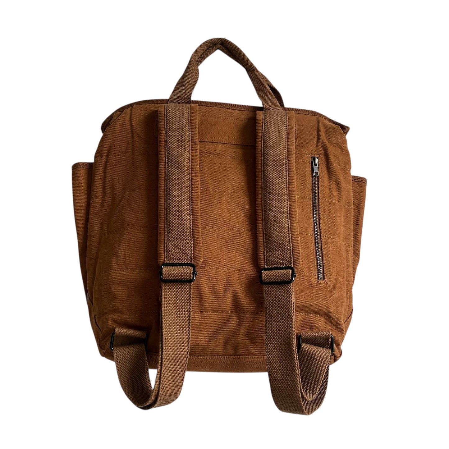 Backpack - Brown cotton canvas