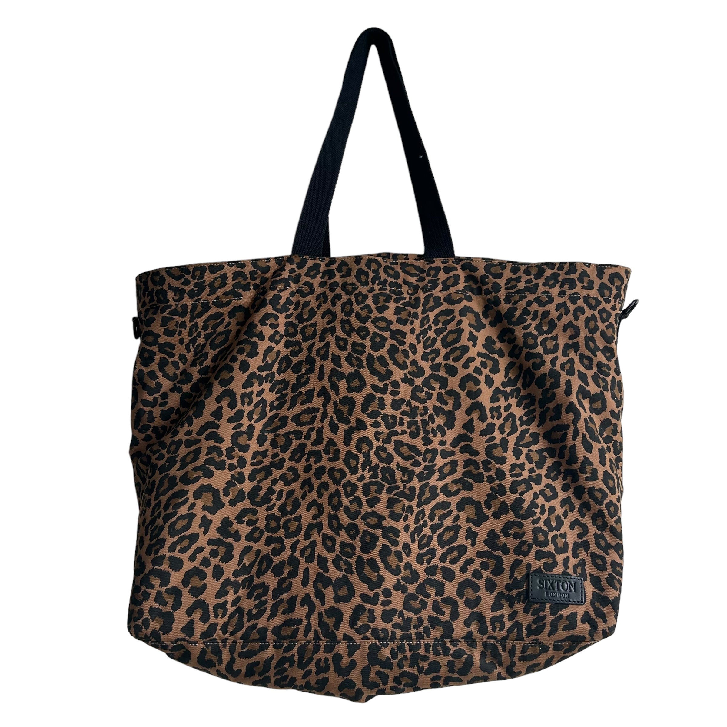 Hot Geometric Cheetah Print Large Tote Bag