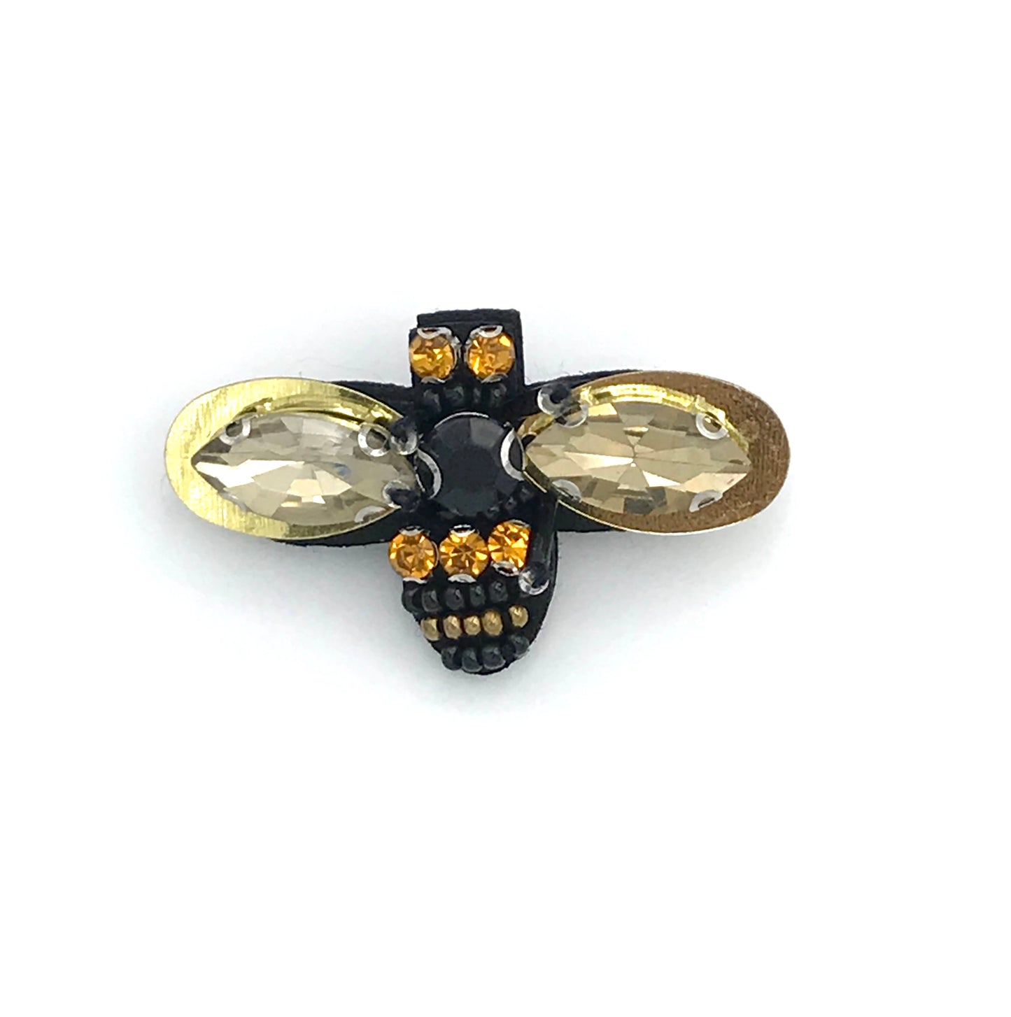 Jewellery travel pot leopard print - sparkle star bumblebee