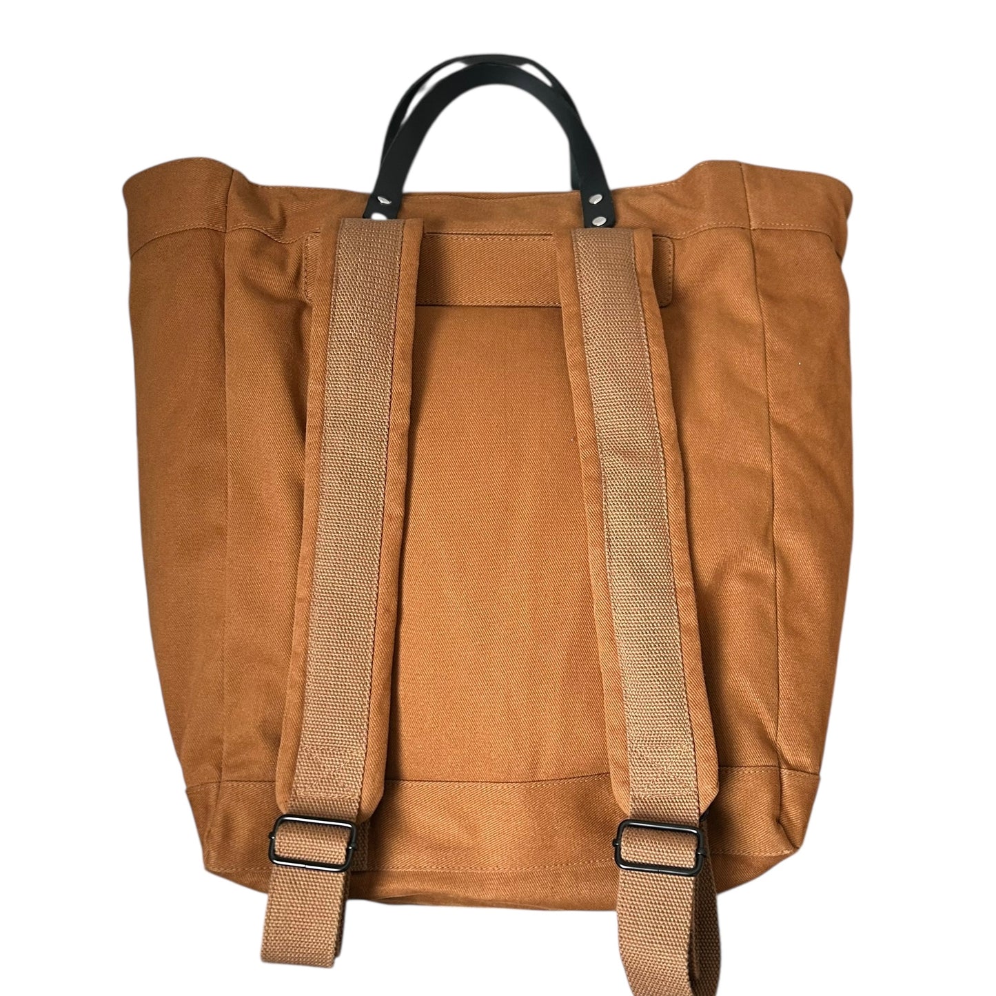 Clovelly Backpack - brown cotton canvas