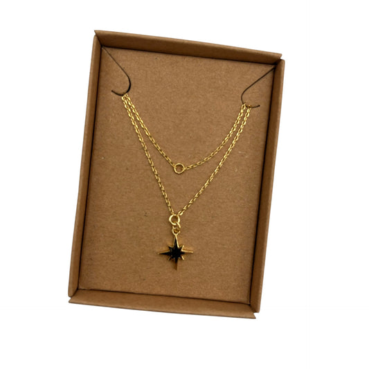 Enamel Starburst necklace