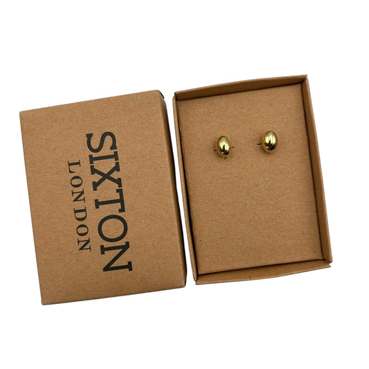 Gold Bean earrings