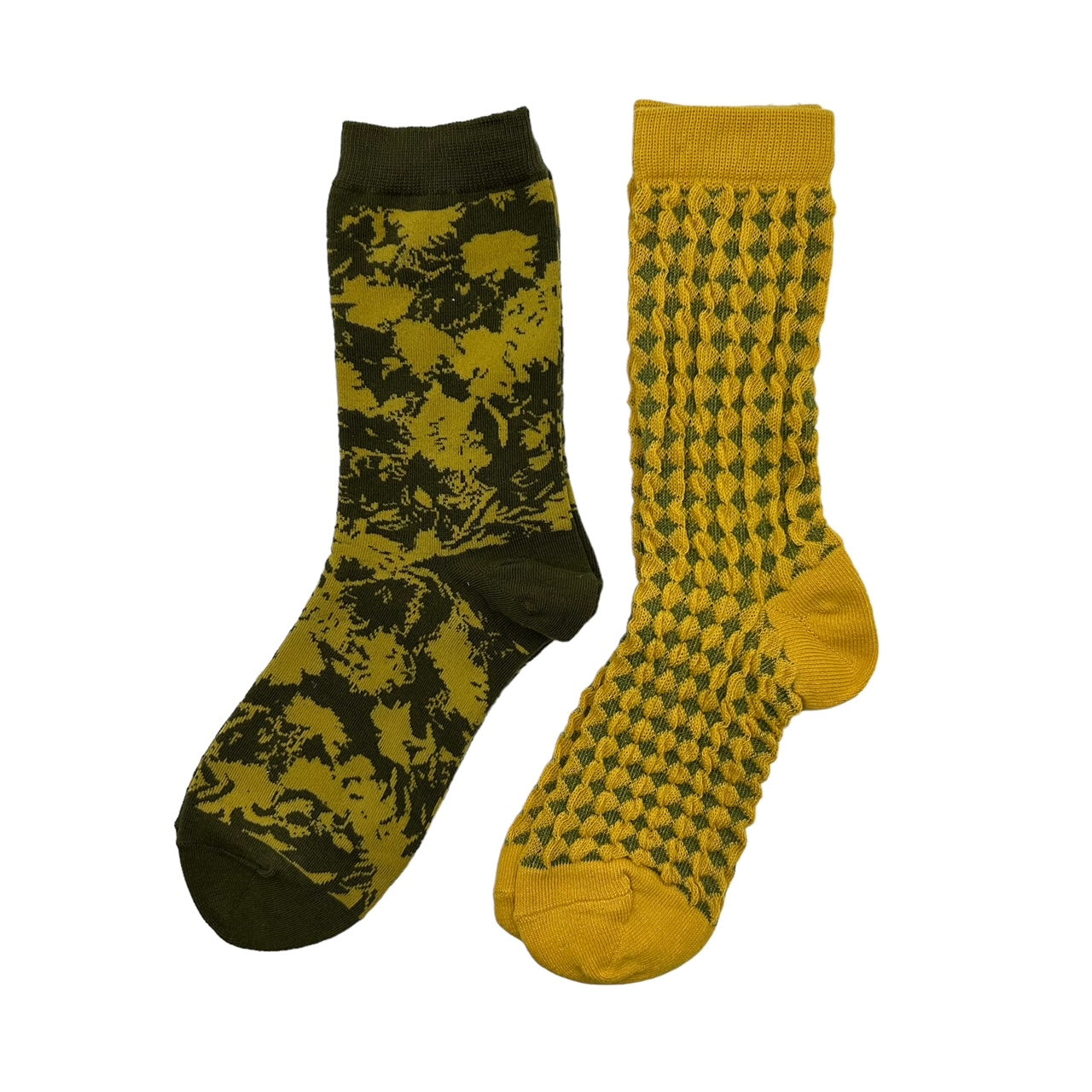 Green & yellow mix duo sock box
