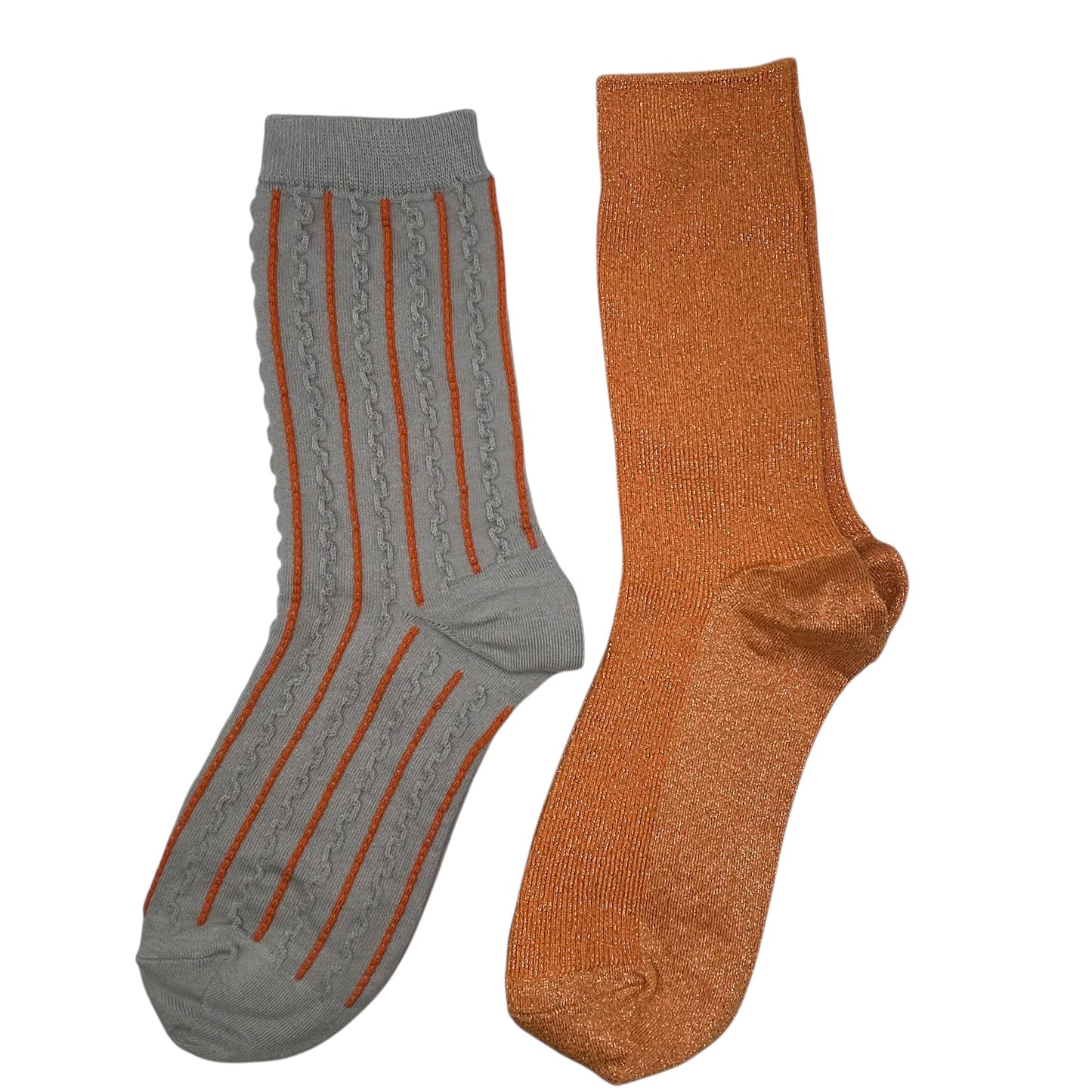 Grey Lyon & Orange Vegas sock box duo