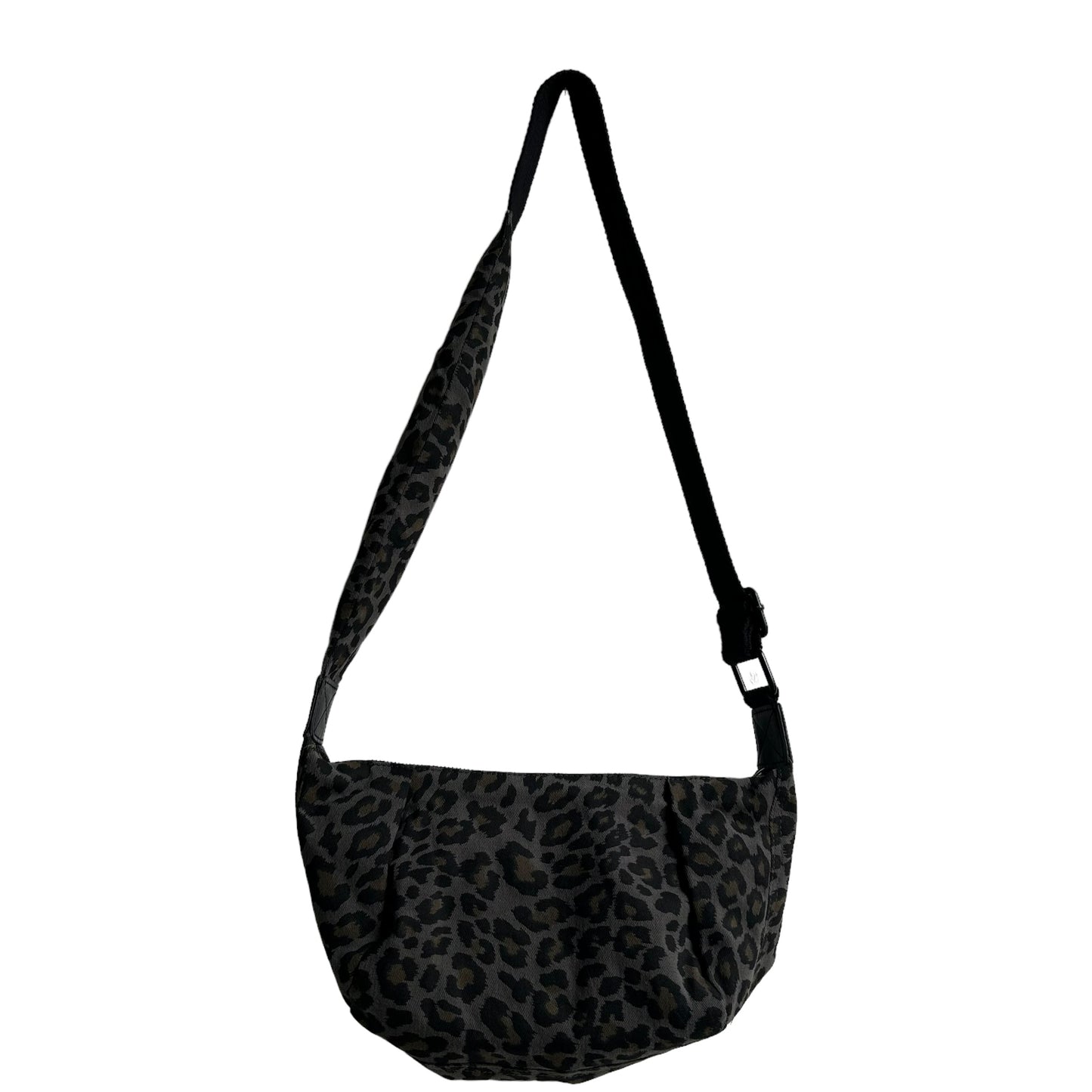 Brixton cross body sling bag - leopard print grey - small