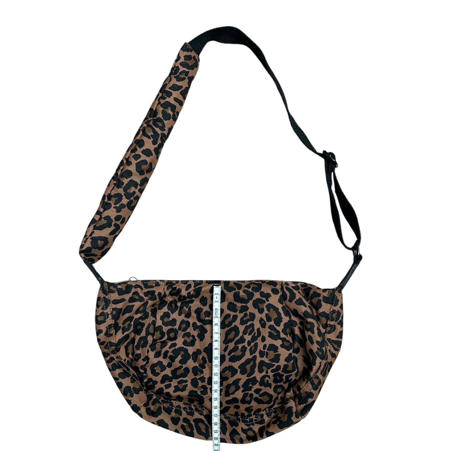 Brixton cross body sling bag - leopard print brown - small