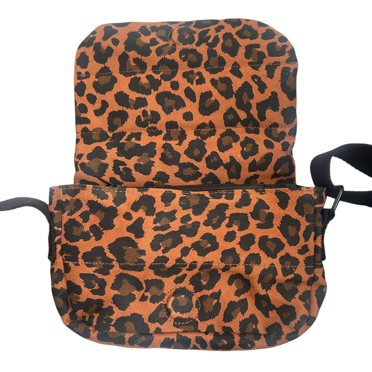 Valencia cross body bag - Brown Leopard print