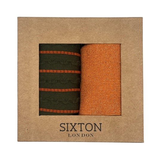 Ivy Lyon & Orange Vegas sock box duo