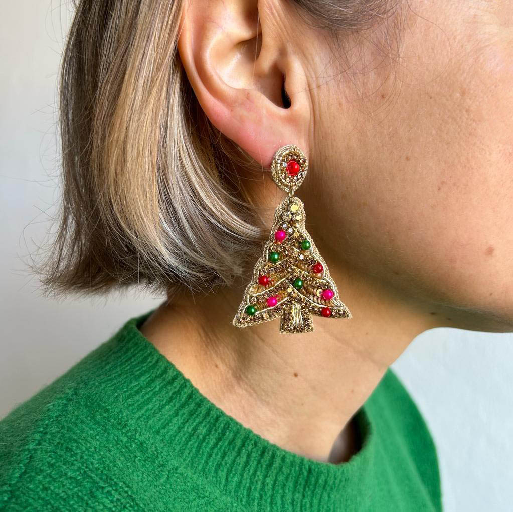 Kitsch tree earrings