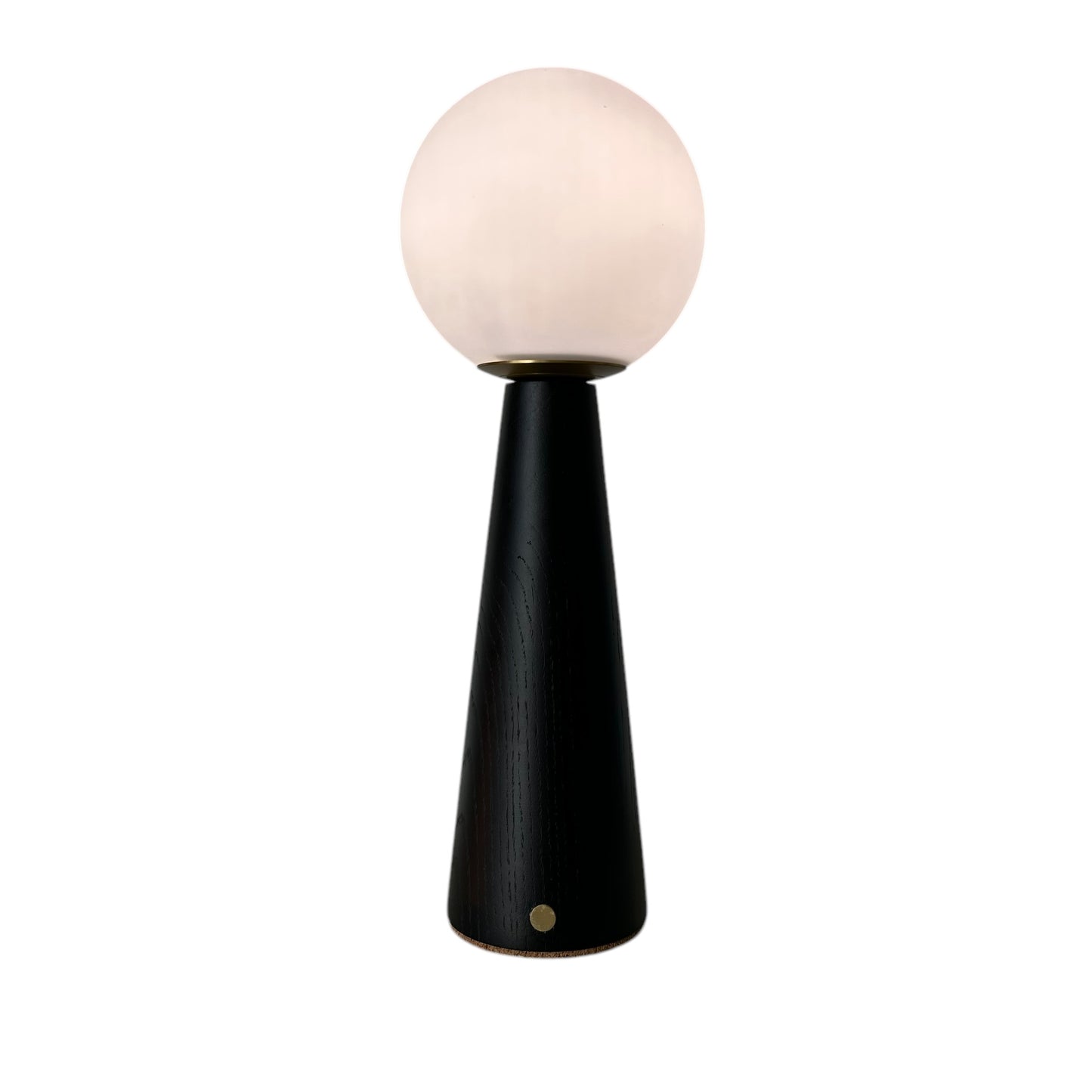 Large Deco Cone Charcoal style rechargeable touch lamp
