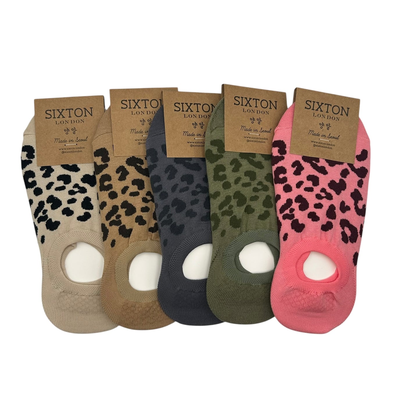 Leopard Trainer socks
