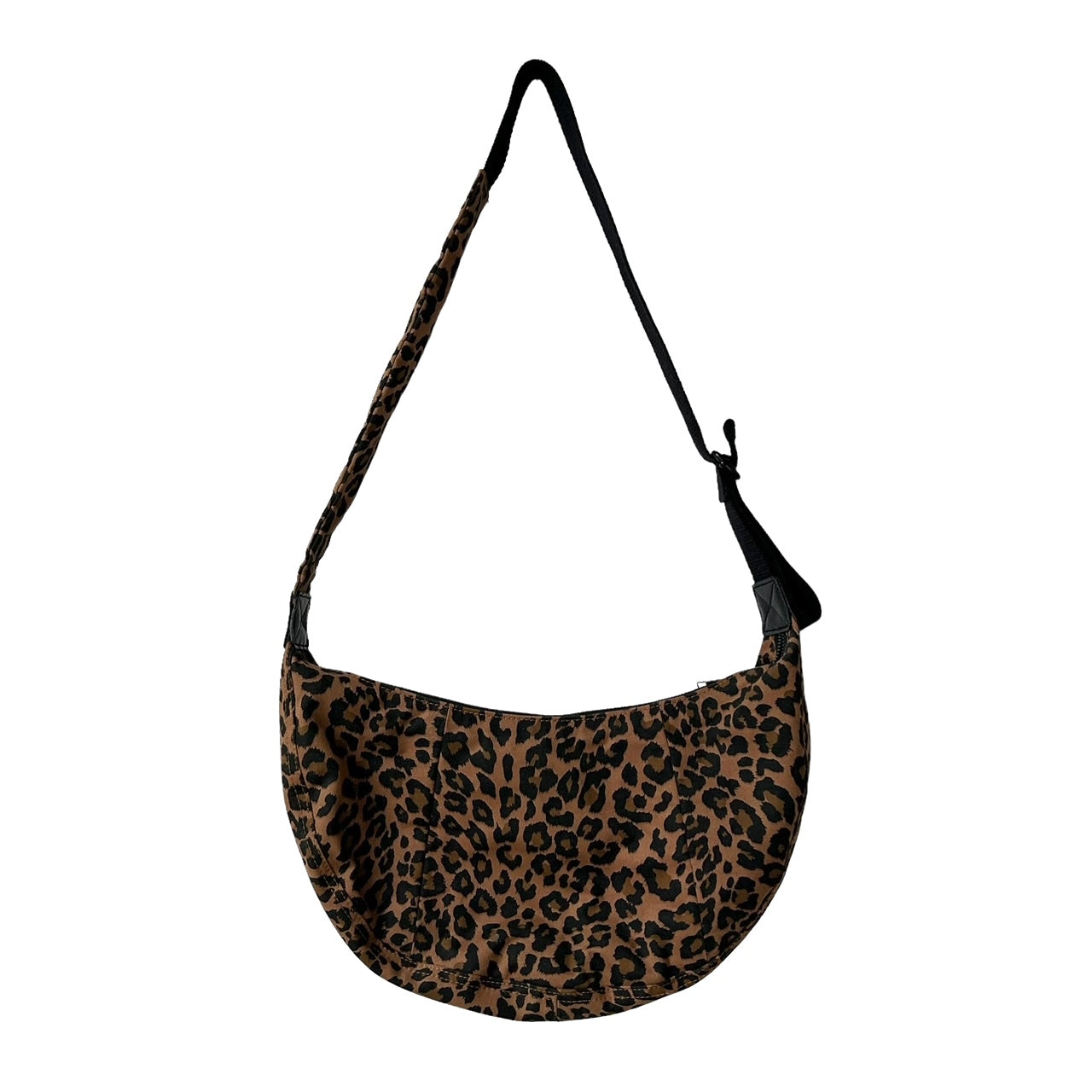 Brixton cross body sling bag leopard print brown small Sixton London