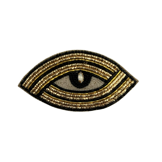 Linear Eye brooch / pin