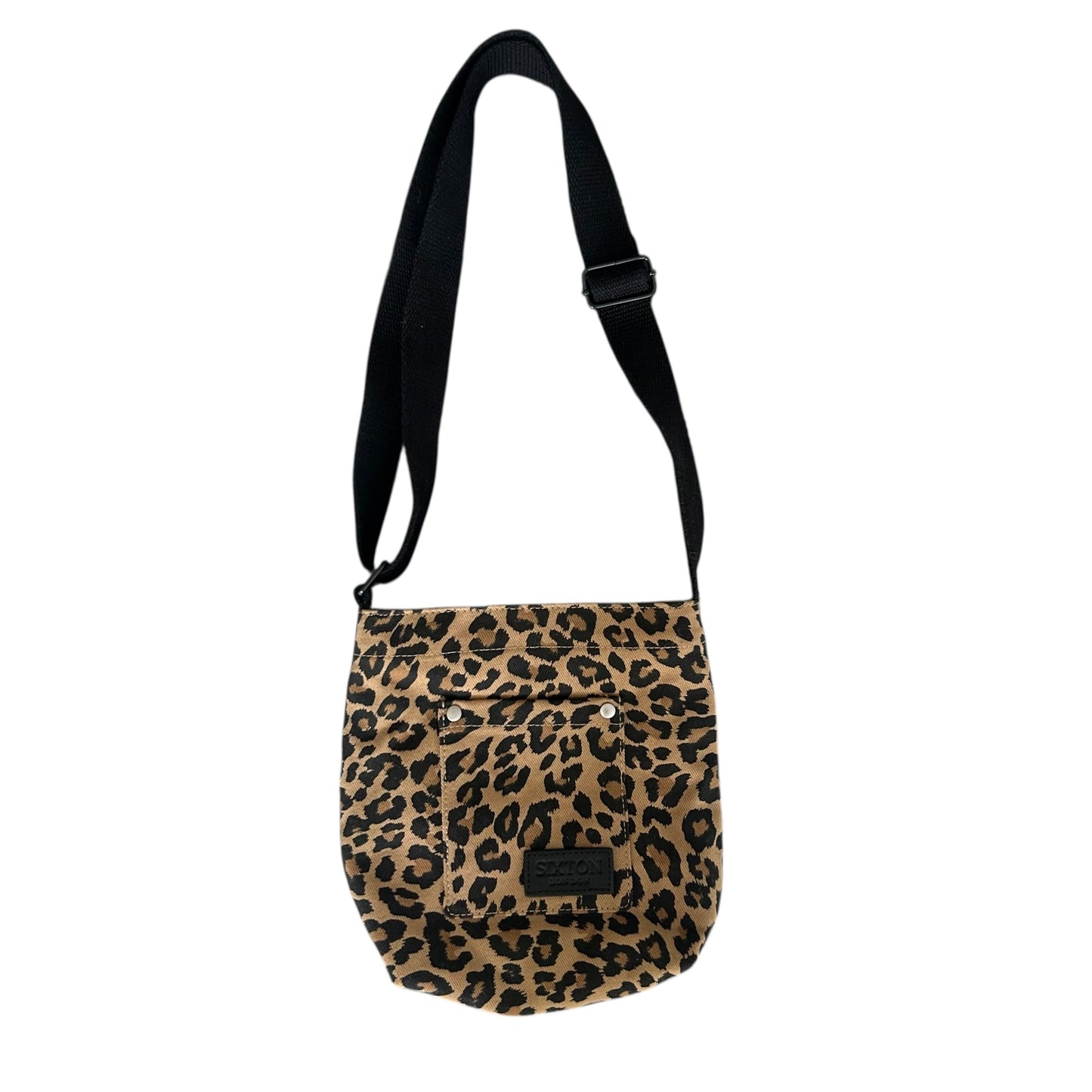Lisbon city bag - sand leopard print