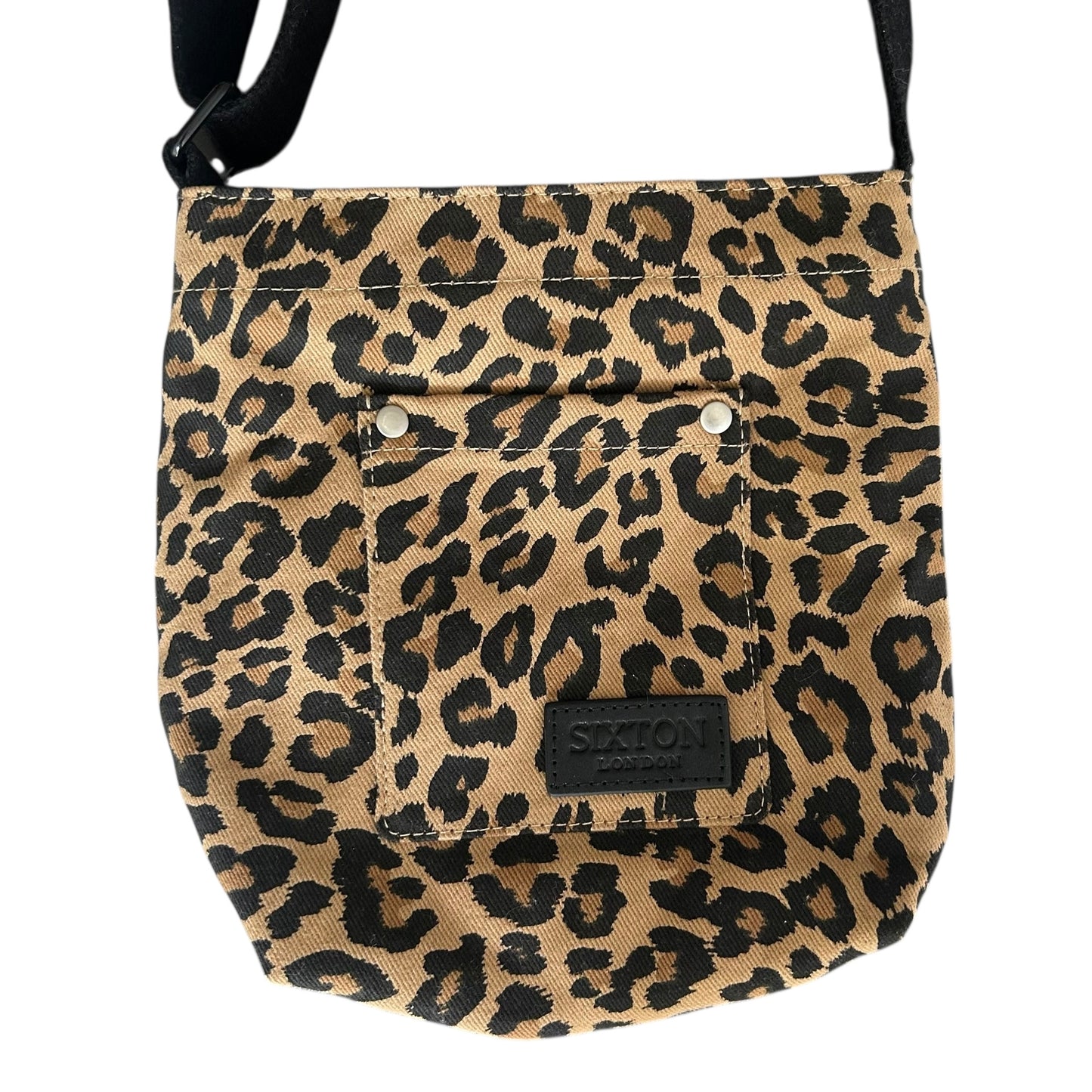 Lisbon city bag - sand leopard print