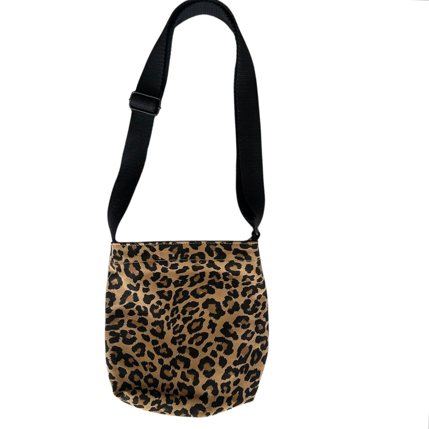 Lisbon city bag - sand leopard print