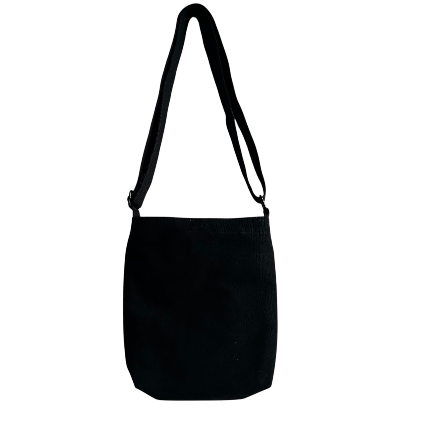 Lisbon city bag - Black cotton canvas