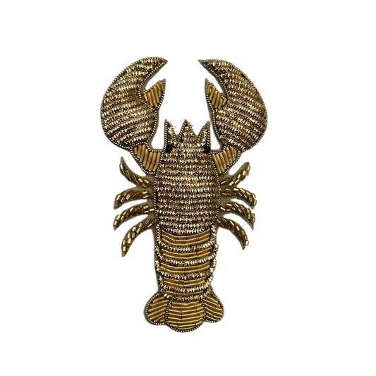 Golden Lobster brooch / pin