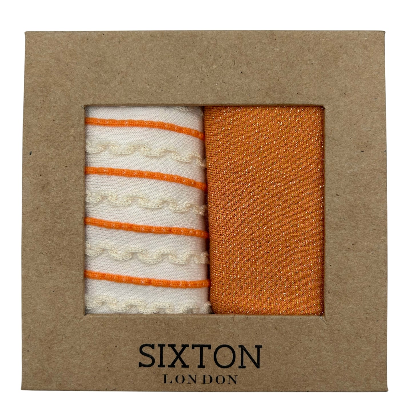 Lyon & Tokyo Cantaloupe sock box duo